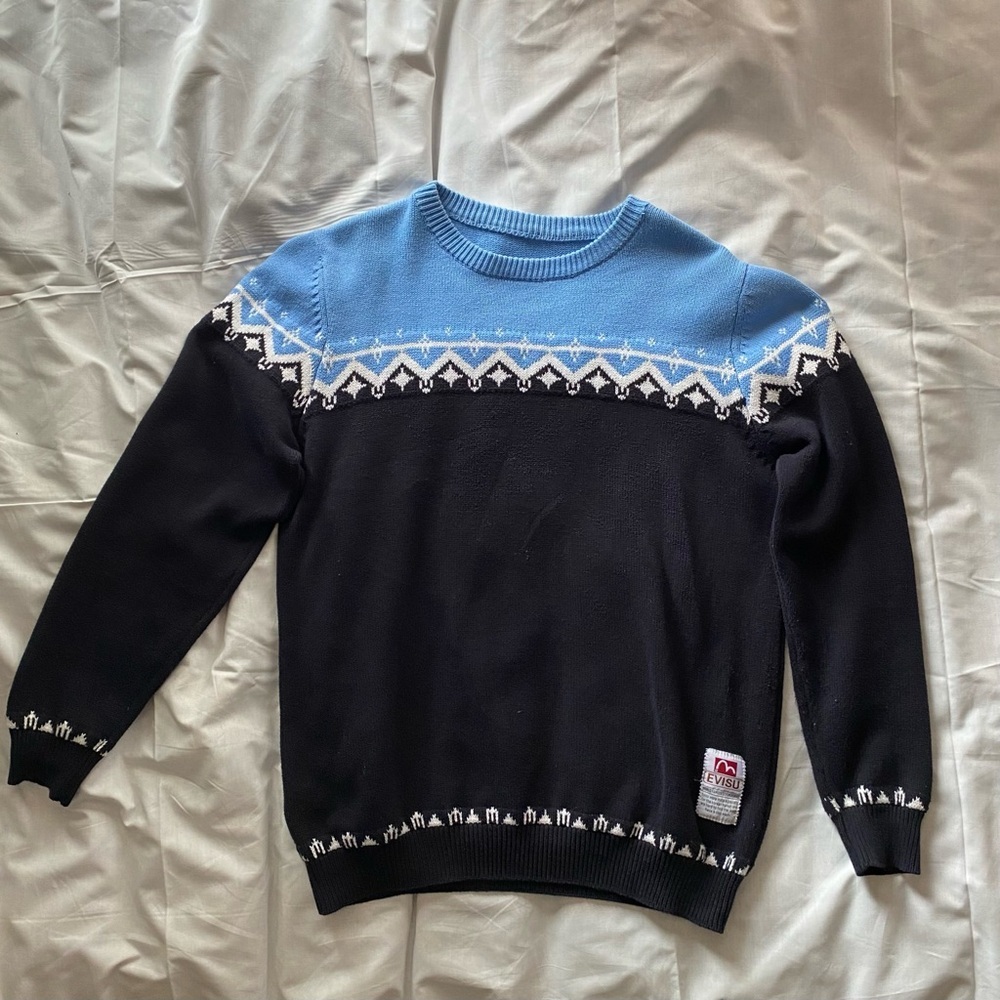 Evisu “Christmas style” sweater